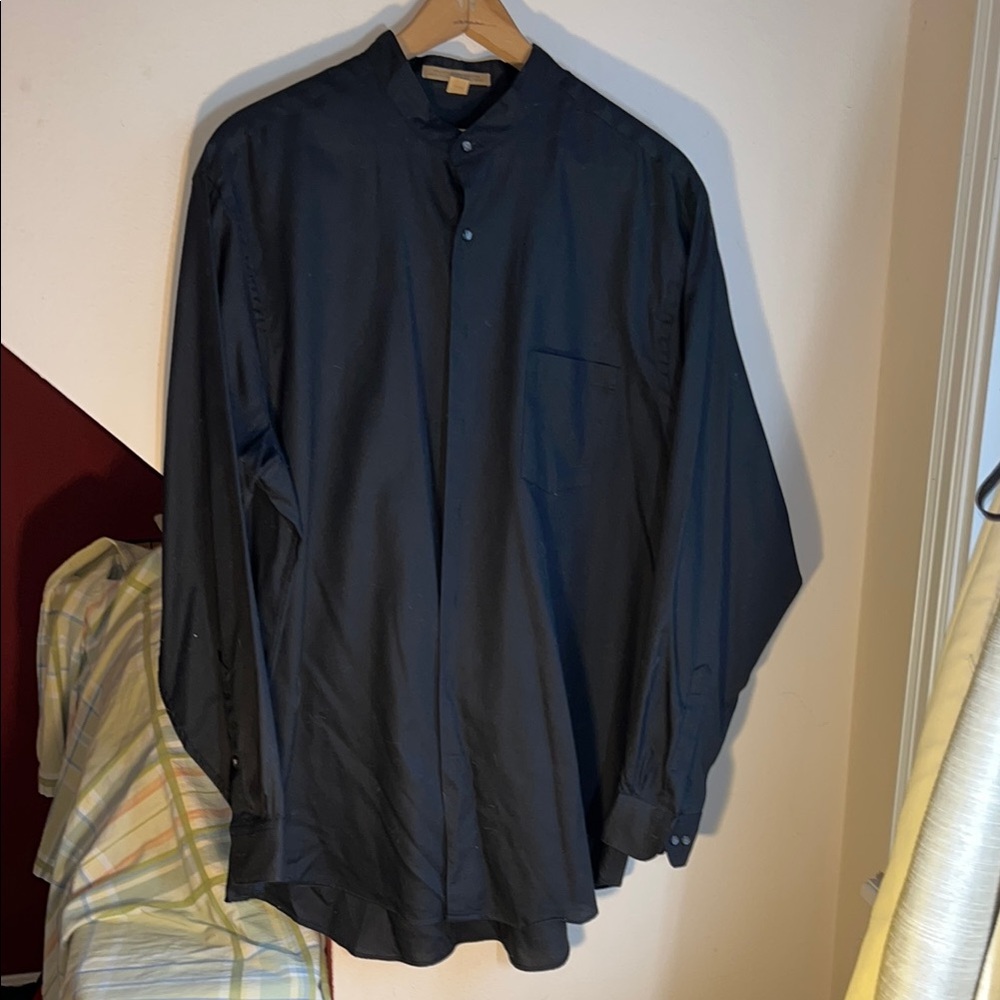 Milano‎ Uomo Black Button-Up Shirt